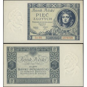 Poľsko, 5 zlotých, 2. 1. 1930, BB