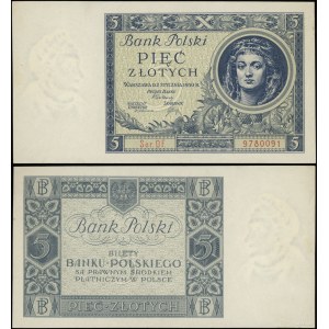 Poland, 5 zlotych, January 2, 1930, DF