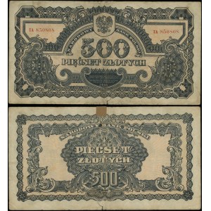 Polska, 500 złotych, 1944, OBOWIĄZKOWYM, TA