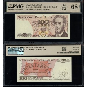 100 zlotych, Dec. 1, 1988, TH