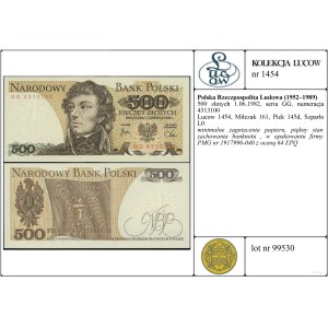 500 zlotych, June 1, 1982, GG