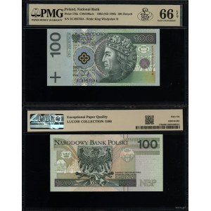 100 zlotych, March 25, 1994, EC