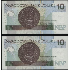 Poland, set of 2 x 10 zlotych coins from the transitional series, January 30, 2025, CL