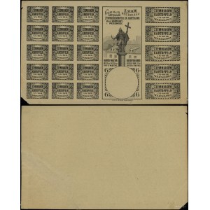 Warsaw, food ration card for potatoes for the city of Warsaw, 1916