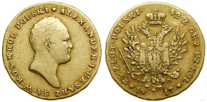 Polska, 25 złotych, 1817 IB, Warszawa