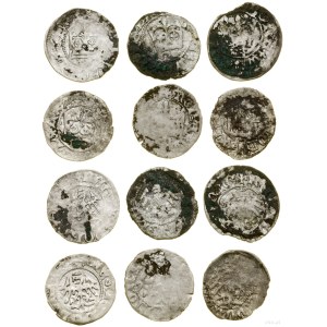 Polen, Set mit 6 x Halbgroschen mit Kronenmotiv, Krakau