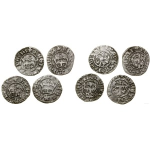 Polen, Set mit 4 x Halbgroschen, Krakau