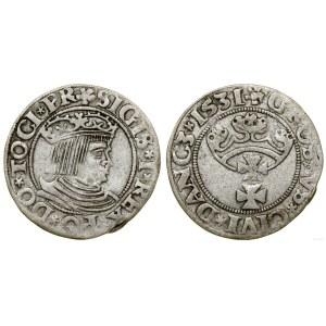 Poland, grosz, 1531, Gdańsk