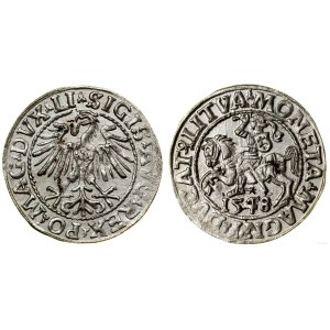 Poland, half-grosz, 1548, Vilnius