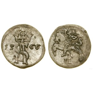 Poland, 2-denar, 1566, Vilnius