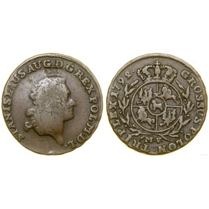 Poland, trojak, 1792 MV, Warsaw