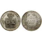 Poland, 5 zlotych, 1831 KG, Warsaw