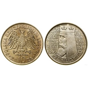 Polonia, 10 zloty, 1964, Varsavia