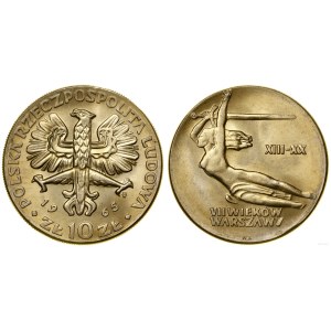 Poľsko, 10 zlotých, 1965, Varšava
