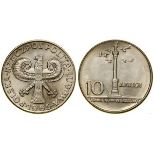 Poland, 10 zlotych, 1965, Warsaw