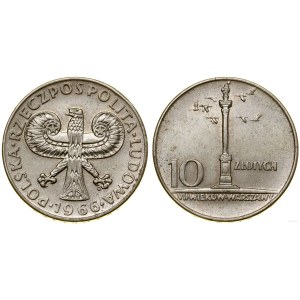 Polonia, 10 zloty, 1966, Varsavia