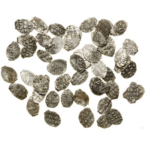 Rosja, zestaw: 50 x kopiejka, 1689-1725, Kadaszewski Dwór i Moskwa