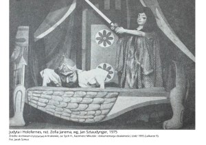 Kazimierz Mikulski, Element scenografii do spektaklu „Judyta i Holofernes” wg. Jan Sztaudynger, 1975 rok, reż. Zofia Jarema