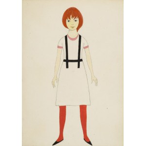 Kazimierz Mikulski, Girl in Red Stockings