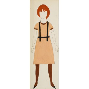 Kazimierz Mikulski, Girl in Brown Stockings