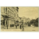 POSTCARD - Lviv. Lemberg. Akademicka Street - 1907