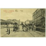 POSTCARD - Lviv. Lemberg. Krakow Square - 1907