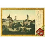 POSTCARD - Lviv. St. Spirit Square - 1905 [gilded, very rare!]