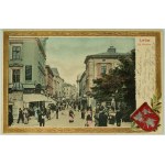 POSTCARD - Lviv. Halicka Street - 1905 [rare, lithograph, beautiful]