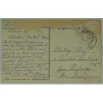 POCZTÓWKA - Stanisławów. Stanislau. Plac Mickiewicza - 1916 [feldpost]