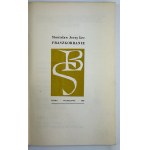 LEC Stanisław Jerzy - Fraszkobranie - Warszawa 1966