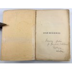 HOESICK, Ferdynand—Adam Mickiewicz—Warsaw, 1934 [dedicated to Jan Wiktor]