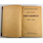 ŚMIAROWSKI Eugeniusz - Mowy obrończe 1920-1925 - Warszawa 1926