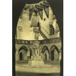 PHOTOGRAPH - Kraków. Courtyard of the Jagiellonian Library - Stanisław Kolowca - 1930s [Copernicus monument, extremely rare]