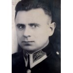 FOTOGRAFIA - Policjant - Bielsko-Biała - Lata 20/30 [Policja Państwowa, duży format 24x18 cm]