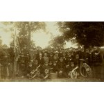 PHOTOGRAPH - Horodyszcze Fire Department - 1930 [banner, band]