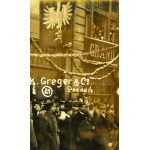 PHOTOGRAPH - Mounted Riflemen of the 1st Wielkopolska Uhlan Regiment. Oath of the Wielkopolska Army, January 26, 1919 [15th Poznań Uhlan Regiment]