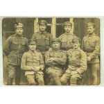 Group photograph of soldiers from the Polish Legions—Kozienice, 1916