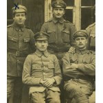Group photograph of soldiers from the Polish Legions—Kozienice, 1916