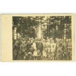 PHOTOGRAPH - 3rd Podhale Rifle Regiment. Officers on vacation in the Świętokrzyskie Mountains - Kielce, 1928 [decorations, high-ranking officers]