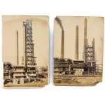 PHOTOGRAPH - Czechowice Refinery. Set of two photographs - early 20th century [Zuber Studio, Bielsko]