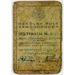 Set of identification cards belonging to Edward Adamczyk. Identification card for the 2nd School Motorized Regiment. Permit to drive military vehicles, rank identification card, certificate of completion of the non-commissioned officer training course—Kat