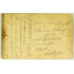 Pamiątka z niewoli. Frane Hoczek - Czechowice 1918 [Kolonia Żebracz, Bielsko, Sokół]
