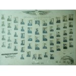 PHOTOGRAPH - Group Portrait of Graduates of the Igo Aviation Mechanics School Courses. Lviv, 1930–35 [Stanisław Rybicki, Eng., Captain Alojzy Błażeński, 46x56 cm]