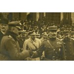 Photograph - General Józef Haller with French officers - Kraków, 1920s
