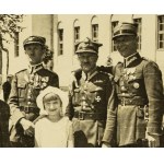 Fotografie – Důstojníci 4. pěšího pluku Legií [vyznamenání, odznaky, Virtuti Militari]