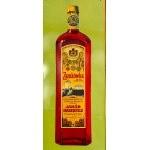 Pre-war advertising sign by Jakób Haberfeld. Oświęcim—early 20th century [vodka, cognac, alcohol]