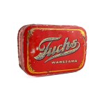 A pre-war box that once held hard candies. Franciszek Fuchs and Sons, S.A. — early 20th century