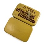 Przedwojenne pudełeczko po środku na migrenę. GODA A.-G. Breslau. Wrocław początek XX w.