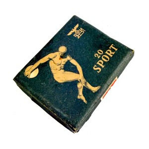 Monopole polonais du tabac. Paquet de cigarettes. Version de l'occupation [svastika, mots polonais supprimés]
