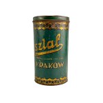 Przedwojenne pudełko po cukierkach. Kryształ Kraków. Znak fabryczny Soból - początek XX w.